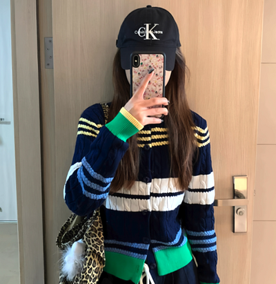 MULTICOLOR STRIPED CARDIGANS