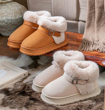 Buckle Up Chic Snow Boots