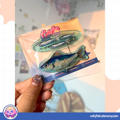 Fish hairclip set