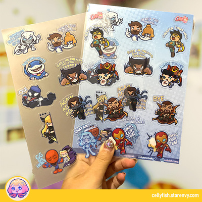 Marvel Rivals Stickersheet