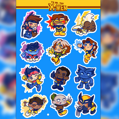X-men 97 stickersheet