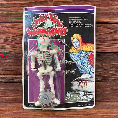 Vintage underworld warriors skeleton figure (carded)