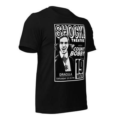 Wbzd-19 shock theatre count bobby classic horror host shirt