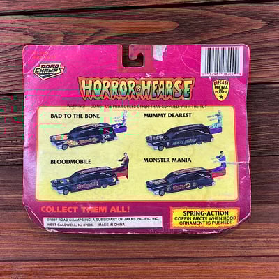 Vintage horror hearse - “bloodmobile”