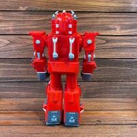 Red Robot Guy Sofubi Vinyl Figure - Thumbnail 1