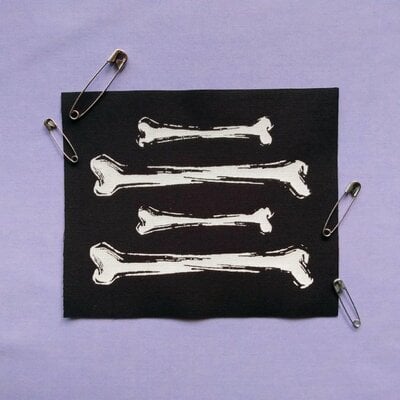 Bones goth punk sew-on patch sets - Thumbnail 4