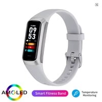 LIGE 1.1" AMOLED Smartwatch for Women & Men – Fitness Tracker, Heart Rate, Waterproof Sports Smart Bracelet (Pink, Black, Grey, Claret, Purple) - Thumbnail 7