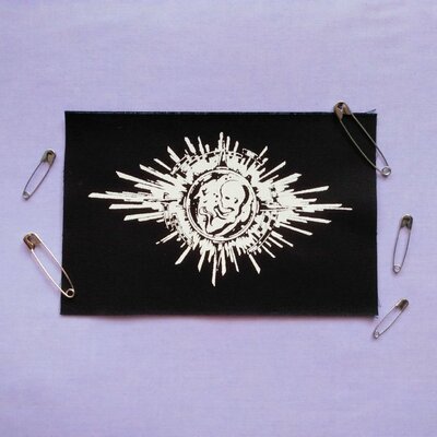 Human fetus sci fi cyberpunk sew-on patches