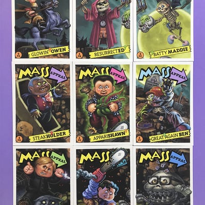 Mass appeal (set 4) 1-pack trading cards promo pack by art of luis diaz