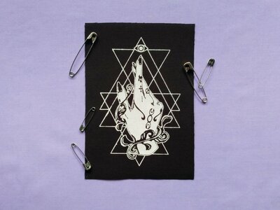Witch hand & Venus Fly Trap Wiccan Goth Punk Horror Patch
