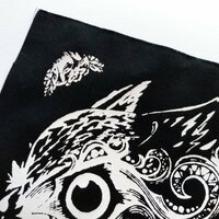 Illuminati Eye of Providence & Owls Goth Punk Sew-on Back Patches - Thumbnail 3