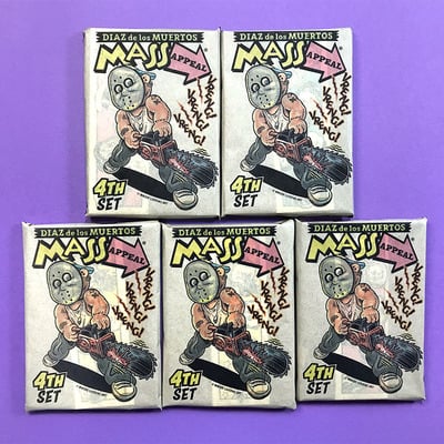 Pre-order mass appeal 5-pack trading cards set 4 by art of luis diaz