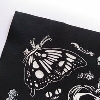 Alice in Wonderland Crest Kawaii Steampunk Sew-on Back Patches - Thumbnail 2