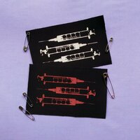 Syringe Cyberpunk Horror Sew-on Patches - Thumbnail 5