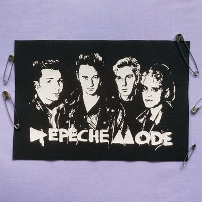 Depeche mode goth post punk sew-on patches - Thumbnail 1