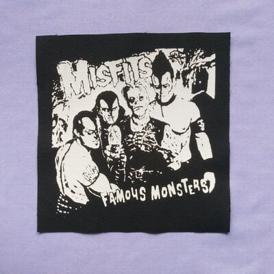 The misfits famous monsters horror punk sew-on patches