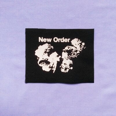 New order goth punk sew-on patches