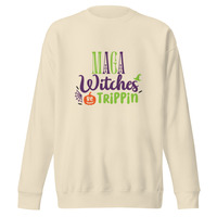 MAGA WITCHES BE TRIPPIN/ FUNNY POLITICAL SHIRT/ HALLOWEEN Unisex Premium Sweatshirt - Thumbnail 13