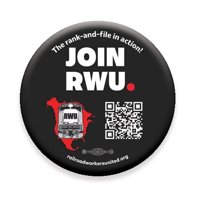 Button: "join rwu - the rank & file in action!"
