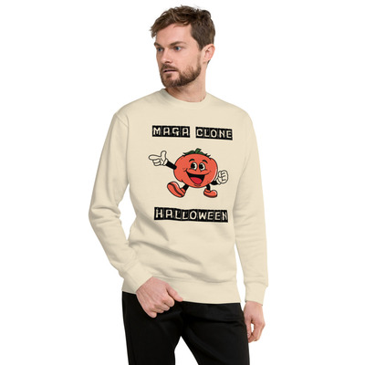 Maga clone halloween unisex premium sweatshirt