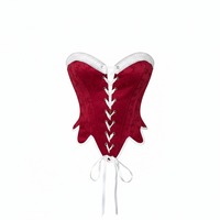 Retro high-end design fishbone bra contrasting vest - Thumbnail 4