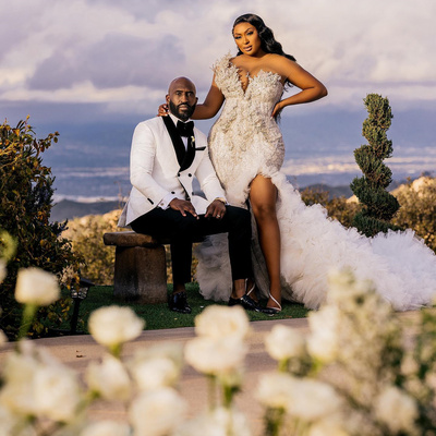  plus size mermaid wedding dress bridal gowns for bride illusion sheer neck bead pearls wedding gown 