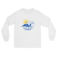 BLUE WAVE ENERGY Mens Long Sleeve Shirt - Thumbnail 2