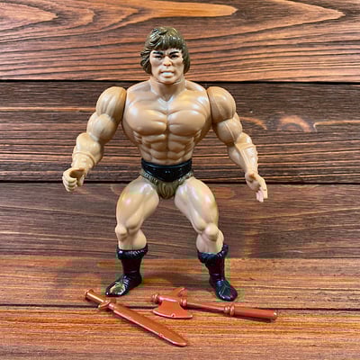 Vintage “wonder bread” he-man figure (all original and crazy minty!)