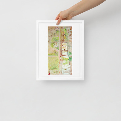 Framed canvas - reminiscences