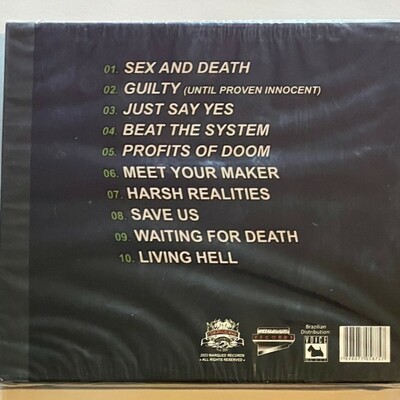 Bitter end - harsh realities  (new remastered reissue import cd from marquee records)