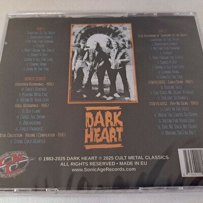 Dark heart - shadows of the night (new 40th anniversary import 2 cd set from nwobhm band from cult metal classics)