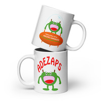 Cartoon Space Car Mug - Thumbnail 5