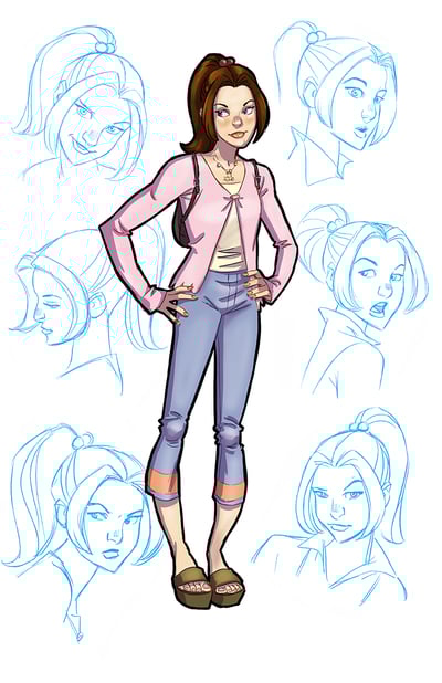 Kitty Pryde Model Sheet