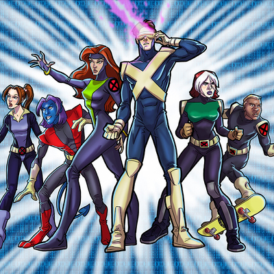 X-men: evolution group shot