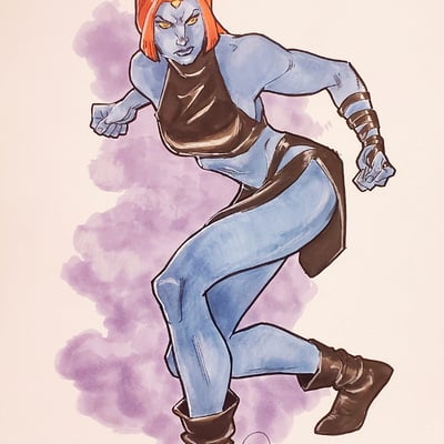 Commission -color - single character