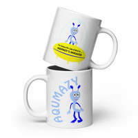 Cute Creature Space Car Mug - Thumbnail 5