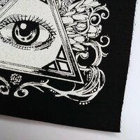 Illuminati Eye of Providence Goth Punk Patch - Thumbnail 2