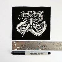 Anatomy & Bones Goth Punk Sew-on Patch Sets Collections - Thumbnail 5