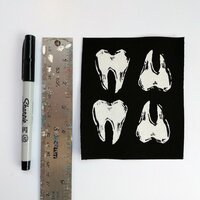 Anatomy & Bones Goth Punk Sew-on Patch Sets Collections - Thumbnail 8