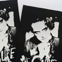 The Cure Robert Smith Goth Punk Sew-on Patches - Thumbnail 2