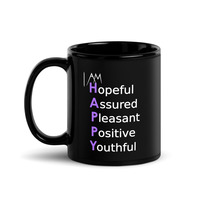 I Am Happy Word Power Mug - Thumbnail 1