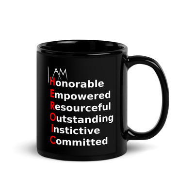 I am heroic word power mug