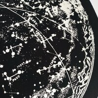 Constellation Map Goth Punk Patch - Thumbnail 1