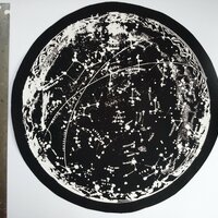 Constellation Map Steampunk Sew-on Patches - Thumbnail 1