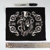 Plague Doctor Steampunk Sew-on Patches - Thumbnail 1