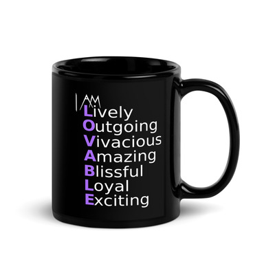 I Am Lovable Word Power Mug