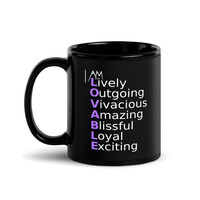I Am Lovable Word Power Mug - Thumbnail 1