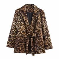 animal print jacquard suit - Thumbnail 1