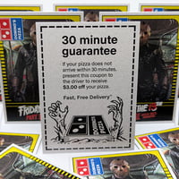 Domino's Pizza - 1989 Three (3) Card Horror Custom Trading Card Set - Thumbnail 4