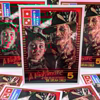 Domino's Pizza - 1989 Three (3) Card Horror Custom Trading Card Set - Thumbnail 7